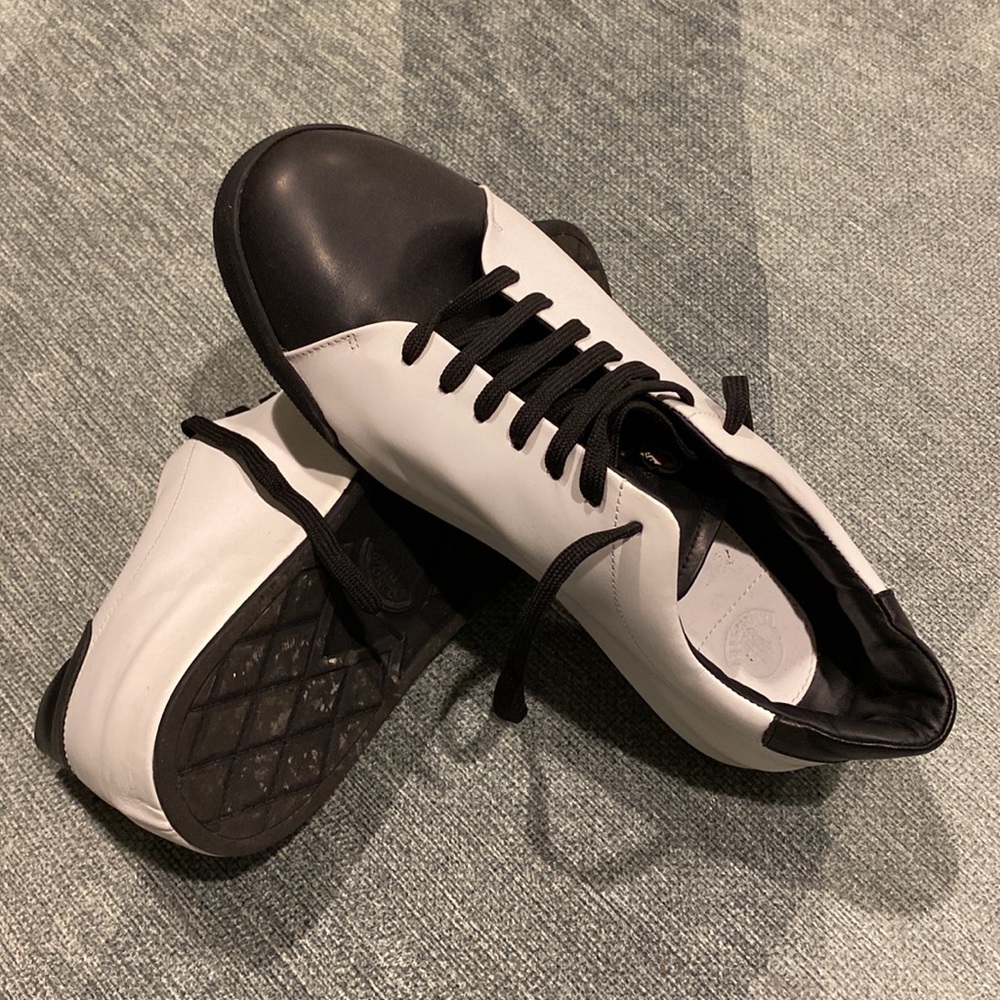 Moncler Black and White Sneakers - Picture 3 of 4